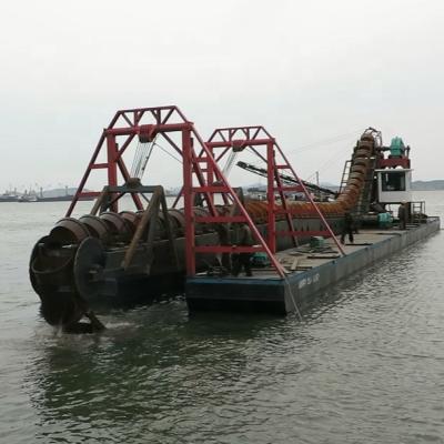 China 140m3/h River Gold Mining Equipment High Efficiency Bucket Chain Line Gold Dredger For Sale for sale