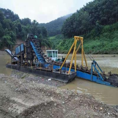 China China gold mining portable mini gold dredger dredging small boat machinery for sale for sale