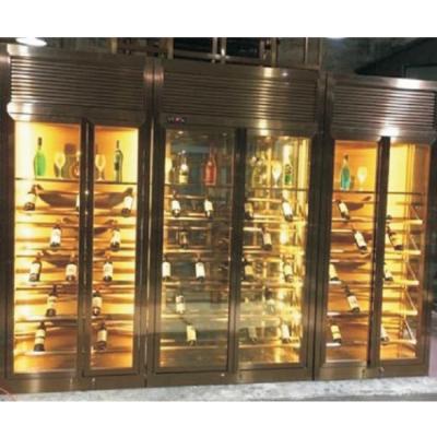 China 2020 New Hotel Lifestyle Stainless Steel Wine Fridge for sale