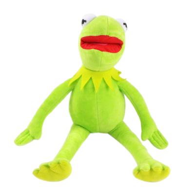 China 43cm Plush Sesame Street Frogs Puppet Toy Doll Stuffed Animal Soft Plush Toy Puppet Toy Christmas Birthday Gift For Children for sale