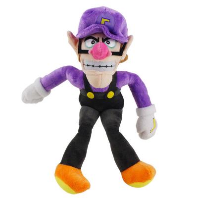 China Fashion Mario Bros Brothers Purple Waluigi Super Stuffed Plush Toys 26cm Soft Stuffed Baby Dolls Kids Gift for sale