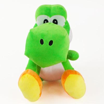 China Super Plush 28cm Mario Bros Yoshi Plush Doll Toys Soft Stuffed Yoshi Doll Green Birthday Gifts For Kids for sale