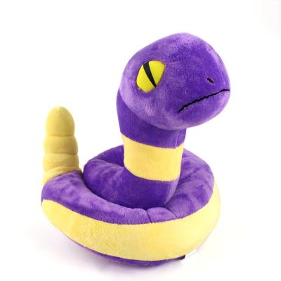 China Large Plush Size 83cm Anime Ekans Plush Toy Soft Stuffed Animals Cartoon Doll Birthday Gifts For Children for sale