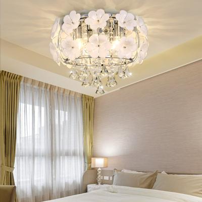 China Modern Simplicity Small Modern Decorative Indoor Luxury Lighting Crystal High Security Led Ceiling Light for sale