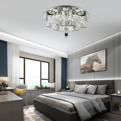 China Modern Decorative Indoor Lighting LED Crystal Chandeliers Led Ceiling Light Fixture Adjustable Pendant Light Price List for sale