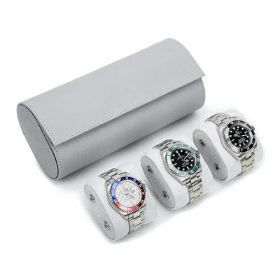 China Travel Watch Case Leather Portable Luxury Watch Box Packaging Watch Roll Case zu verkaufen