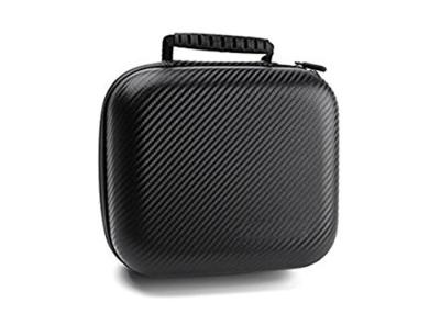 China Carbon Fiber PU Coating RC Transmitter Carrying Case Black Color for sale