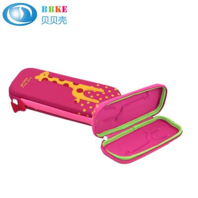 China Coloring Durable EVA Pencil Case Zipper Closure For Schoolgirl , Eco - Friendly for sale