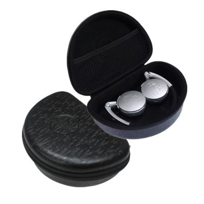 Chine Caisse protectrice d'écouteur pliable, housse de transport noire d'Earbud de mousse d'EVA à vendre