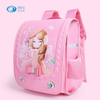 China Pink EVA Tool Case With Zipper / Large Capacity Children School Bag for sale