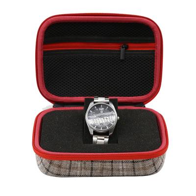 China ODM a prueba de polvo de EVA Watch Display Storage Case con el cierre de la cremallera en venta