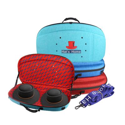 Chine 131mm EVA Cap Carrier Case, OEM/ODM 1680D Fedora Hat Travel Case à vendre