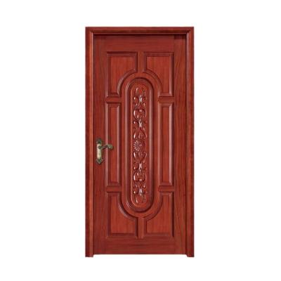 China Wholesale Custom Sound Insulation Simple Design Interior Oak Solid Wood Door For Home for sale