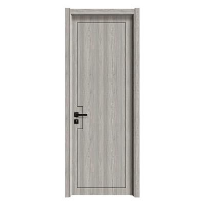 China Modern minimalist bedroom crystal eco-friendly wooden room door carbon interior door for sale