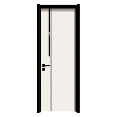 China 2021 Modern Style Single Pivot Solid Wood Door For Hotel With Framed Simple Wood Door Design for sale