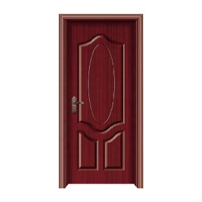 China 2021 Wholesale Melamine Door Interior House Price Decoration MDF Wooden Doors With Frame for sale