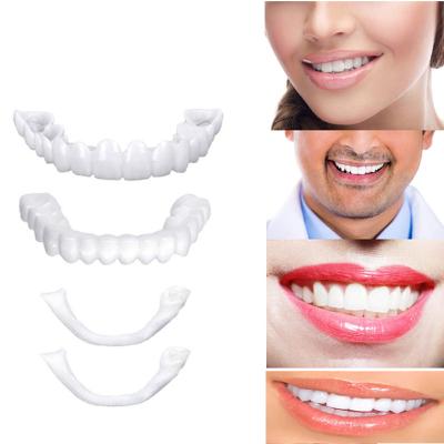 China Convenient Upper Lower False Teeth Cover Denture Teeth For Denture Dental Oral Simulated Whitening Braces for sale