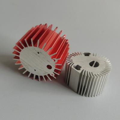 China European Standard Led Driver Shafts Profile Heatsink Aluminum Machine Extruded Lamp Rope Cover Heatsink for sale