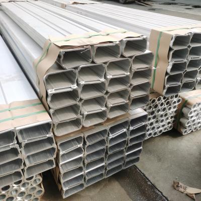 China European standard square profile aluminum pipe rectangular extruded aluminum tube high quality and seamless extruded aluminum tubes for sale