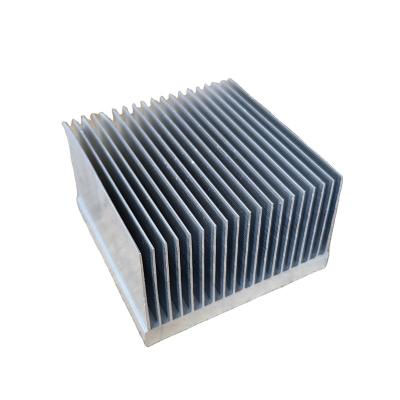 China European Standard High End New Energy Dodged Aluminum Heat Sink For New Energy Industry for sale