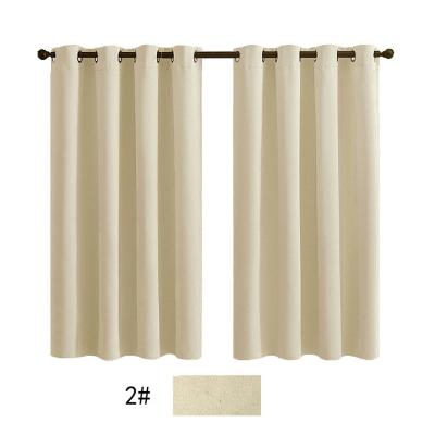 China Blackout Factory Price 100% Polyester Gray Blackout Elegant Window Curtains For Bedroom for sale