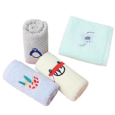 China China High Quality Cotton Baby Face Towel Set Hypoallergenic Wholesale Face Towels for sale