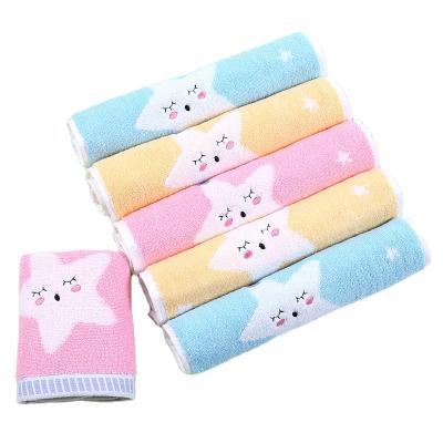 China 100 Cotton Kids Hand Towel Hypoallergenic Face Towel for sale