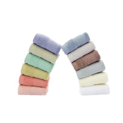 China Best Selling Child Safe Soft 6 Baby Washcloths Baby Face Towel 100% Organic Natural Towel For Kids for sale