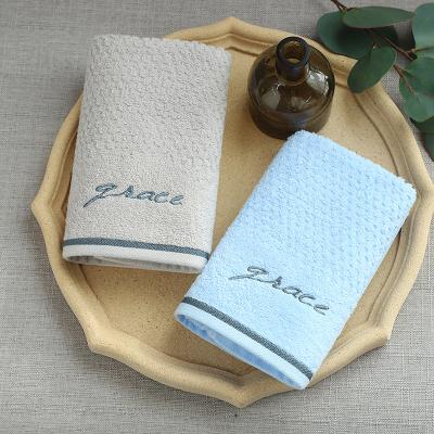 China New Wholesale Household Luxury Hotel Daily Adult Face Towels Hypoallergenic Couple Face Towels for sale