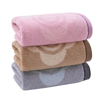 China 100% Cotton Hypoallergenic Soft Face Towel Embroidered Hotel Small Clean Face Towels for sale