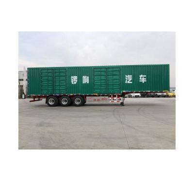 China Hot Sale Top Quality Unique Design Truck Trailer Van Transport Truck Boxes Semi Trailer for sale