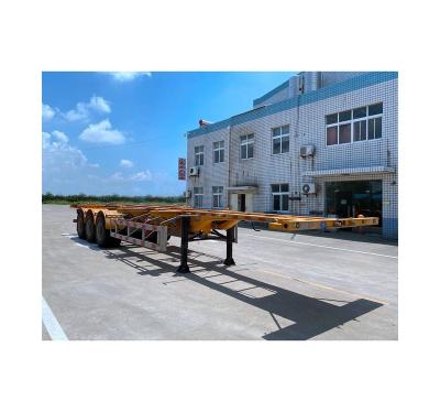 China Professional Cheap Truck Container Semi Truck Skeleton Manufacture Trailer For Sale for sale