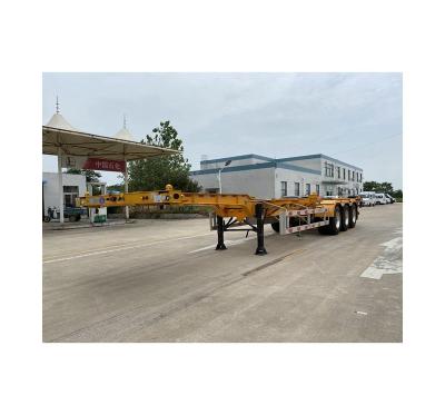 China Semi Truck Trailer Factory Direct Sales High Quality Container Trailer Skeleton Frame for sale