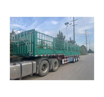 China Wholesale High Quality Barrier Grate Semi Trailer Truck Trailer Cargo Transport For Truck for sale