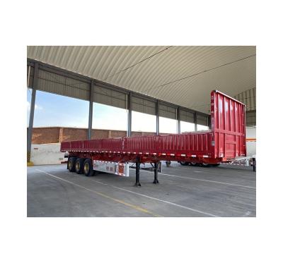 China High Quality Side Tipper Truck Dropside Semi Trailer New Design Truck Trailer Wholesale 2021 for sale