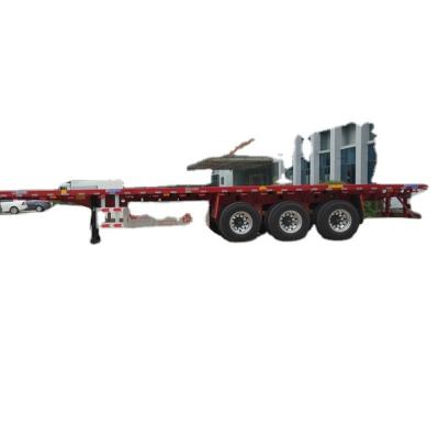 China Truck LUOXIANG20ft 40ft Container Skeleton Semi Trailer for sale