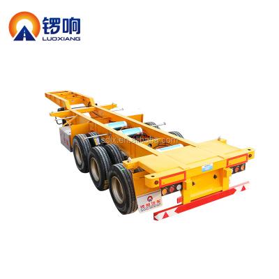 China Skeleton Truck Frame Truck Chassis Semi Trailer Truck For 40FT Container for sale