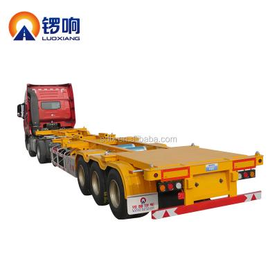 China Truck Trailer 3 Axle 40 Feet Skeleton Semi Trailer Container Semi Trailer for sale