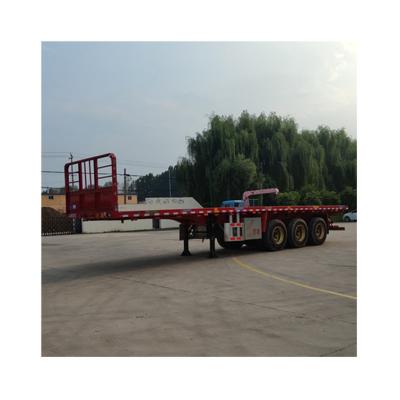 China New Design China Trailer Truck Professional Manufacture Vehicle Trailer Flat Bed Semi Trailer for sale