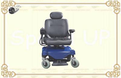 China Intelligent Drive Electrical Hub Motor Wheelchair with Luxury Leather Seats and Backrest for sale