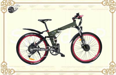 China Li-ion Foldable Electric Bicycle , 26 Inch Folding Mountain E-bike with 250w HUB Motor for sale