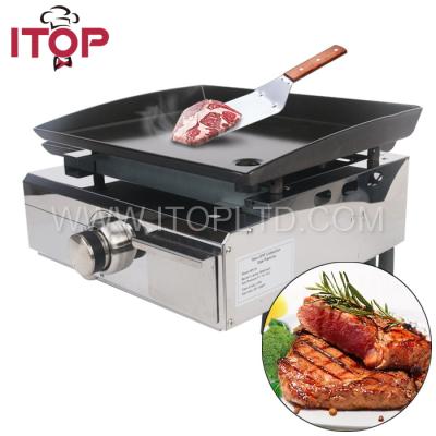 China Easily Assembled Outdoor Gas Plancha Single Burner for sale