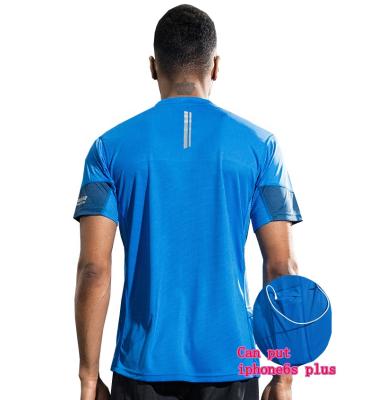 China Professional Men's Anti-pilling Sports Shirt Short Sleeve T-shirt Men's Gym Clothing Sportswear for sale