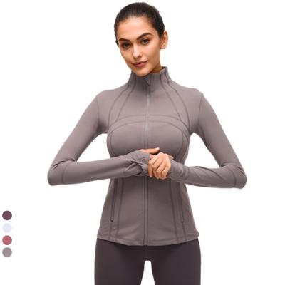 China Fitness Antibacterial Women Tights Compression Gym Yoga Jacket Sports Quick Dry Running Hoodies for sale