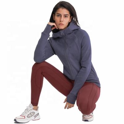 China 2020 Breathable Coat Sweatshirts Women Running Zipper Sports Hoodies for sale