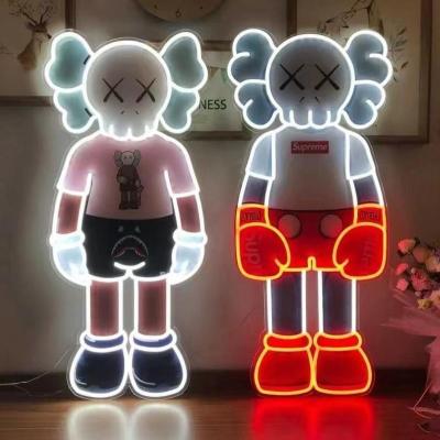 China Buildings Decor GIGO Led Neon Signs Sign Wall Sign Gesture Neon Lamp Novelty Wall Neon Lights For Kids for sale