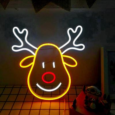 China Buildings GIGO neon sign drop shipping NO MOQ light neon sign christmas elkCustom logo for sale