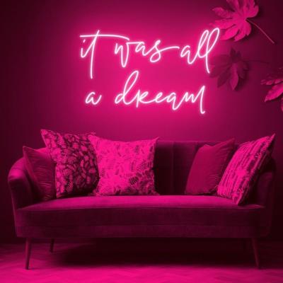 China Custom Buildings Sign Wall Mounted Advertising Flamingo Pink Neon Decoration Led Neon Signs For Home for sale