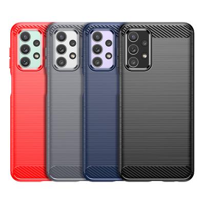 China Anti-scrach High Quality Durable Shockproof Carbon Fiber Phone Case For Samsung Galaxy A23 for sale