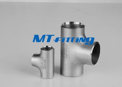 China Chemical Industry Flanges Pipe Fittings ASTM A403 TP321 / 317 Stainless Steel Tee for sale